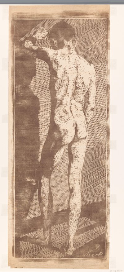 Garoto de pé, visto de costas de Reijer Stolk