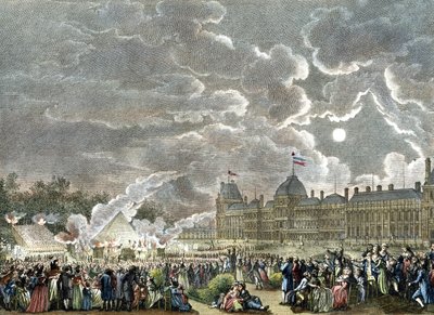 Cerimónia dos Mártires de 1792. 1794-1804 (gravura) de Reiner Vinkeles