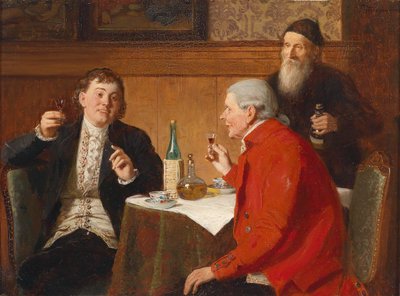 Uma boa queda, restos da assinatura de Zimmermann no canto superior direito de Reinhard Sebastian Zimmermann