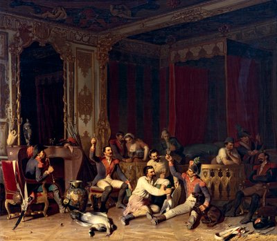 Aquartelamento de soldados franceses de Reinhard Sebastian Zimmermann