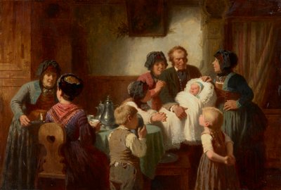 Baptismo de crianças de Reinhard Sebastian Zimmermann