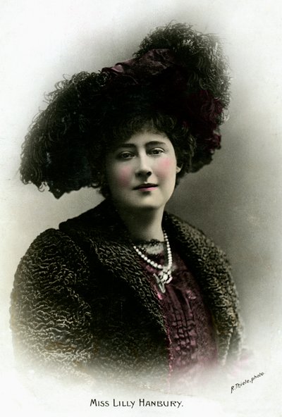 Lily Hanbury 1874-1908, atriz inglesa, início do século XX. de Reinhold Thiele