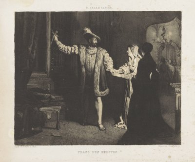Episódio da vida de Frans I Frans den Eerste (título no objeto) de Reinier Craeyvanger