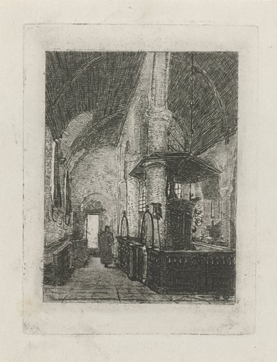 Interior da igreja de Reinier Evert Johannes Roeterink