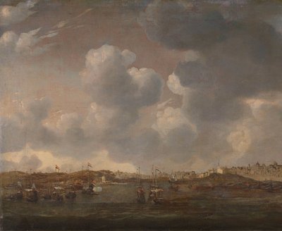Vista de Salee, Marrocos de Reinier Nooms (signed by artist)