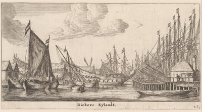 Ilha de Bicker, Amsterdã de Reinier Nooms, called Zeeman