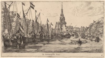Roowaensche Quay (De Roowaensche Kaey) de Reinier Nooms, called Zeeman