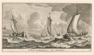 "Scholshuiten" ou "Pinken" de Reinier Nooms, called Zeeman