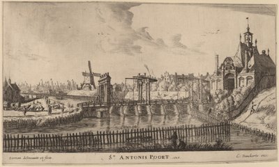 St. Antonis Gate (St. Antonis Poort) de Reinier Nooms, called Zeeman