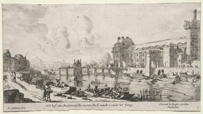 Vistas de Paris: Vista do Louvre e das Tulherias de Reinier Nooms, called Zeeman
