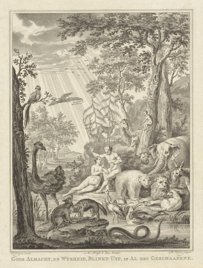 Adão e Eva no Paraíso de Reinier Vinkeles (I)