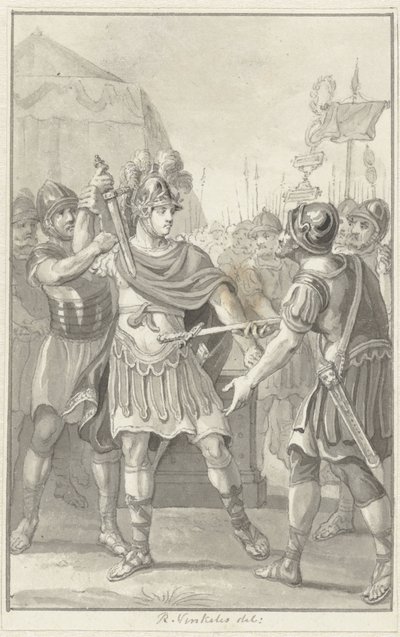Germanicus jura fidelidade a Tibério de Reinier Vinkeles (I)