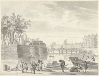 Vista da Pont Rouge, Paris de Reinier Vinkeles (I)