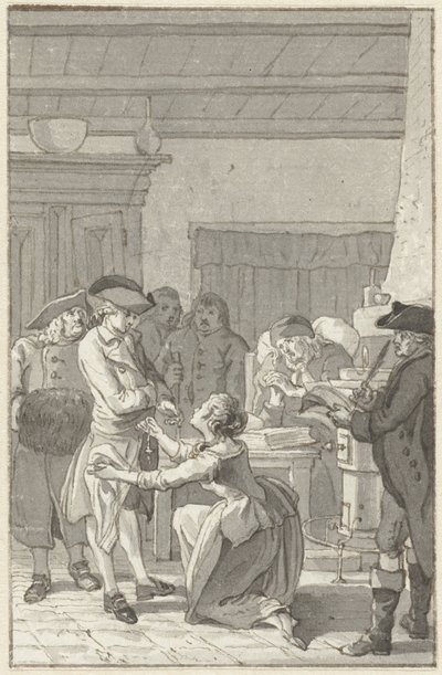 Ilustração para o romance Gustav Lindau de Reinier Vinkeles (I)