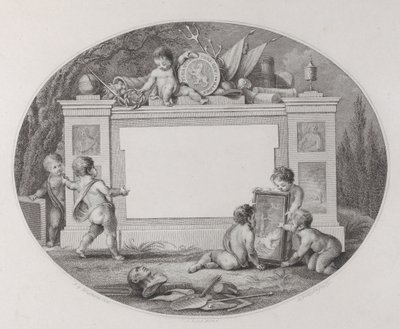 Carta Comercial, século XIX. de Reinier Vinkeles