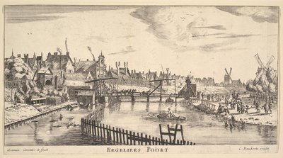 Regeliers Poort, meados do século XVII. de Reinier Zeeman