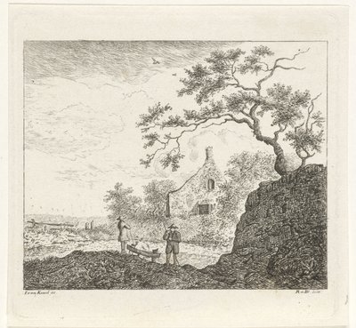 paisagem com figuras de Reinierus Albertus Ludovicus baron van Isendoorn à Blois