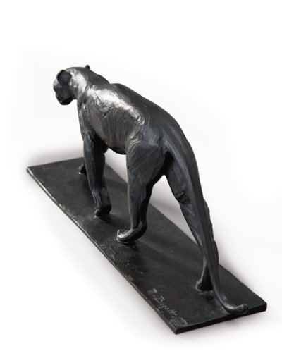 Leopardo andando de Rembrandt Bugatti