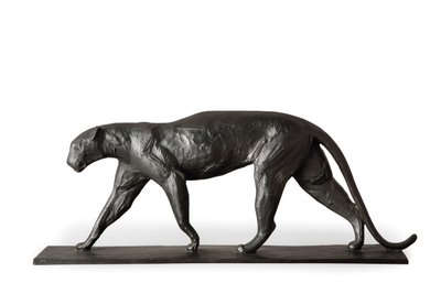 Caminhada do leopardo, 1911 de Rembrandt Bugatti