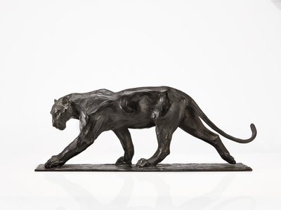 Panther walking, perna traseira levantada, c.1904 de Rembrandt Bugatti