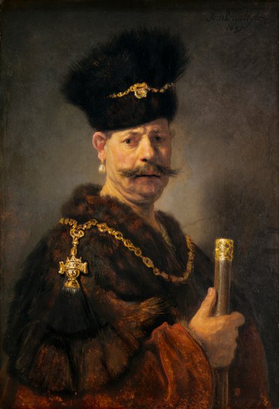 Um nobre polonês de Rembrandt van Rijn
