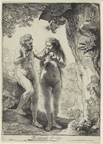 Adão e Eva de Rembrandt van Rijn