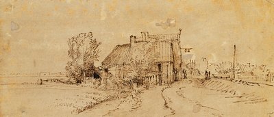 Uma pousada à beira da estrada, de Rembrandt van Rijn
