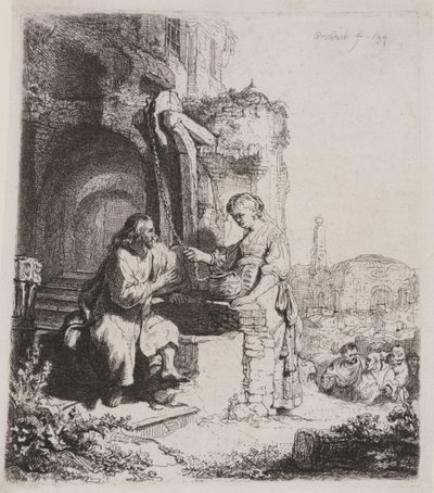 Cristo e a Mulher de Samaria: Entre as Ruínas de Rembrandt van Rijn