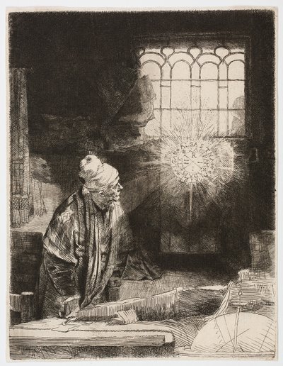 Doutor Fausto de Rembrandt Harmensz. van Rijn