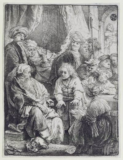 Joseph Contando seus Sonhos (gravura) de Rembrandt van Rijn