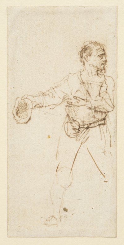 Homem de pé, c.1634 de Rembrandt van Rijn
