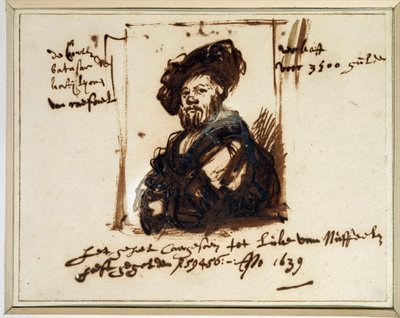 Retrato de Baldassare Castiglione de Rembrandt van Rijn
