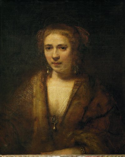 Retrato de Hendrijke Stoffels ... de Rembrandt Harmensz. van Rijn
