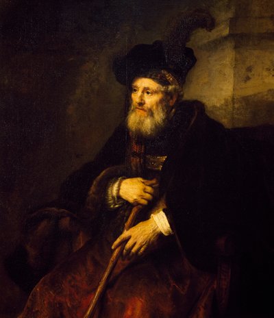 Retrato de um homem velho de Rembrandt Harmensz. van Rijn