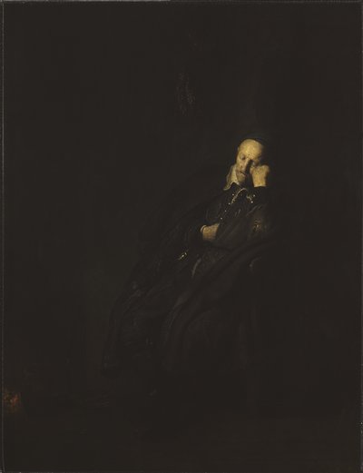 Retrato de um homem velho, 1629 de Rembrandt van Rijn