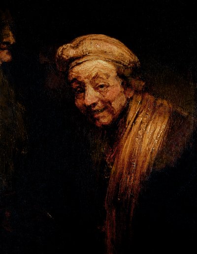Auto-retrato, c.1668-9 (óleo sobre tela) de Rembrandt van Rijn
