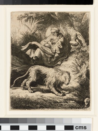 Leitura de São Jerônimo de Rembrandt van Rijn