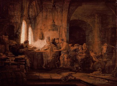 A Parábola dos Trabalhadores na Vinha de Rembrandt van Rijn