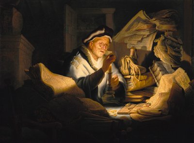 A Parábola do Rico Tolo de Rembrandt Harmensz. van Rijn
