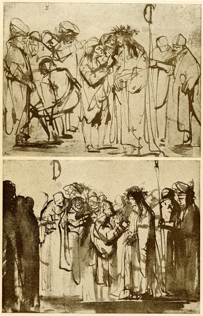 Zombaria de Cristo de Rembrandt van Rijn
