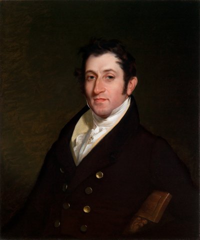 Coronel Mendes Cohen, c.1838 (óleo sobre tela) de Rembrandt Peale