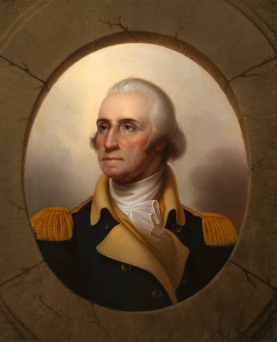George Washington tipo Porthole, c. 1853. de Rembrandt Peale