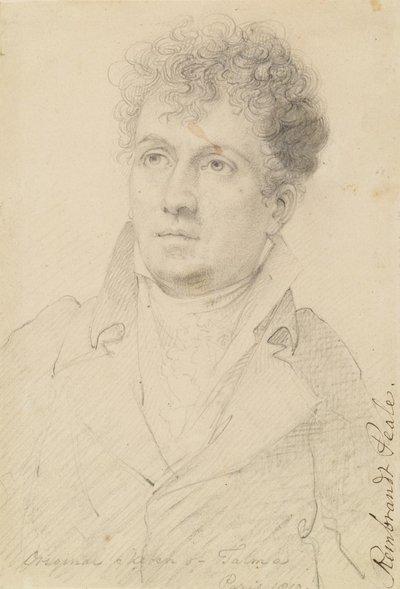 Retrato de François Joseph Talma de Rembrandt Peale