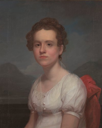 Retrato de Helen Miller, Sra. Charles G. McLean, c.1806 (óleo sobre tela) de Rembrandt Peale