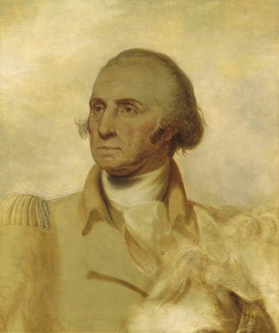 Esboço para um retrato de George Washington de Rembrandt Peale