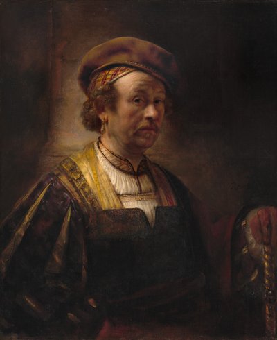 Retrato de Rembrandt, 1650. de Rembrandt Workshop