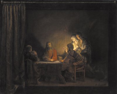 Ceia em Emaús de Rembrandt van Rijn (værksted)