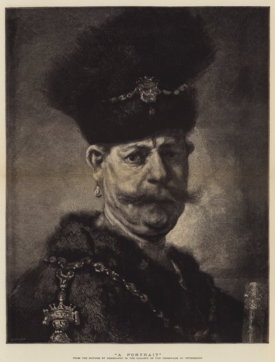 Um retrato de Rembrandt van Rijn