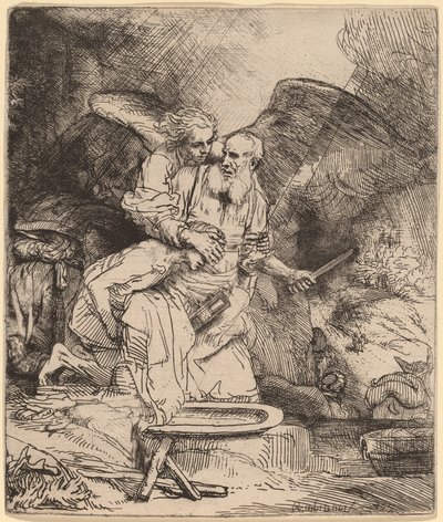 Sacrifício de Abraão de Rembrandt van Rijn