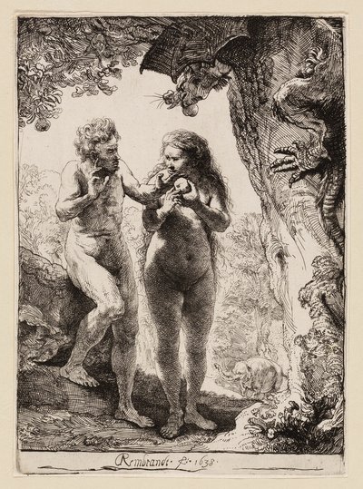 Adão e Eva de Rembrandt van Rijn